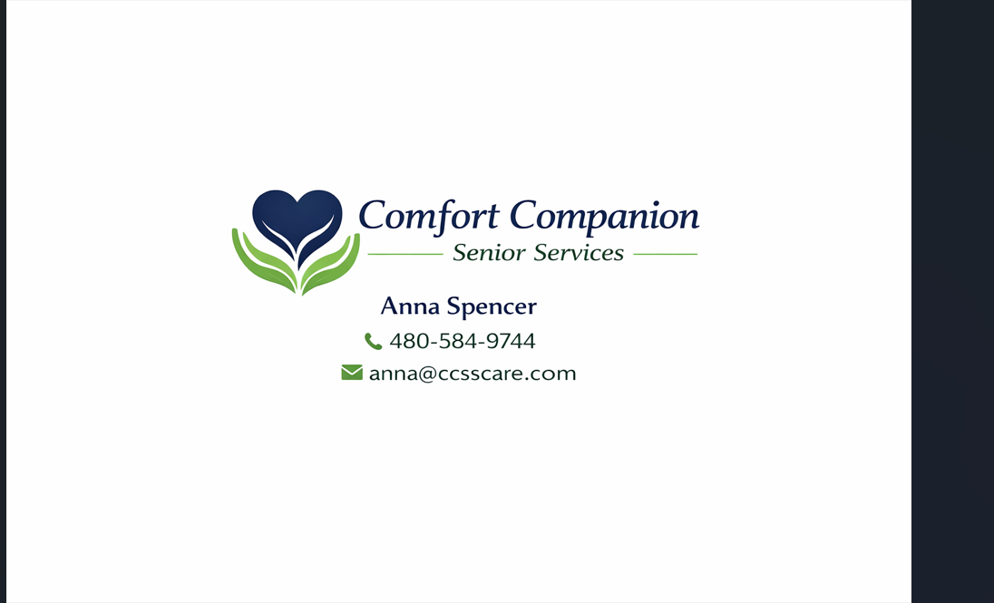 Comfort Companion Senior Services